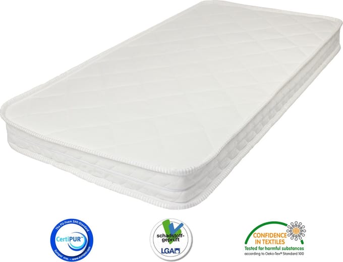 Matras 80x190 Dubbeldoek Koudschuim HR40 Met Rits - Eenpersoons - Matrassenmaker