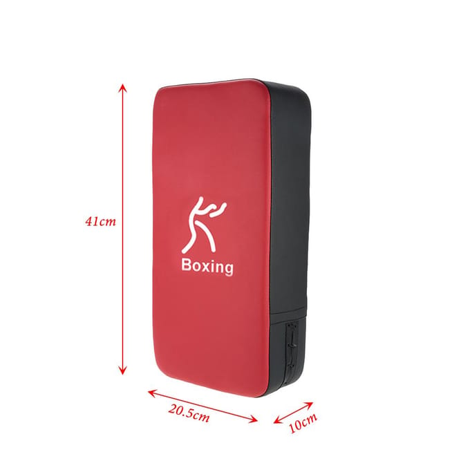 Rechthoekig kickpad Voetfocus Doelpad Strike Shield voor boksen Karatetraining red