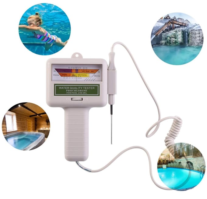 PH CL2 Chloor Tester - Waterkwaliteit meter voor zwembad en spa