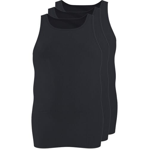 ESMARA MEN Set van 3 heren hemden (Zwart, XXL)