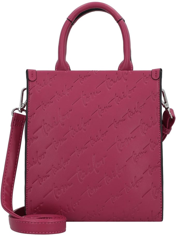 TOM TAILOR Schoudertas Handtas Denice Zip Tote Bag Berry (rood)paars