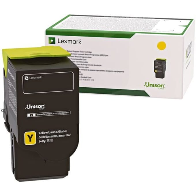 Lexmark Tonercassette (recycling) C2325 C2425 C2535 MC2325 MC2425 MC2535 MC2640 Origineel Geel 1000 bladzijden C2320Y0