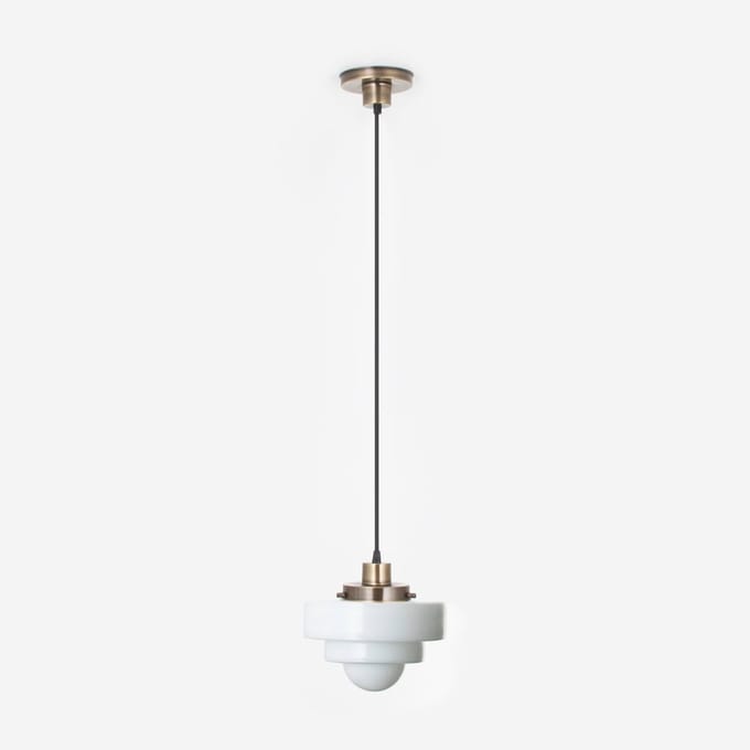 Hanglamp aan snoer Lorm 20's Brons - Art Deco Trade