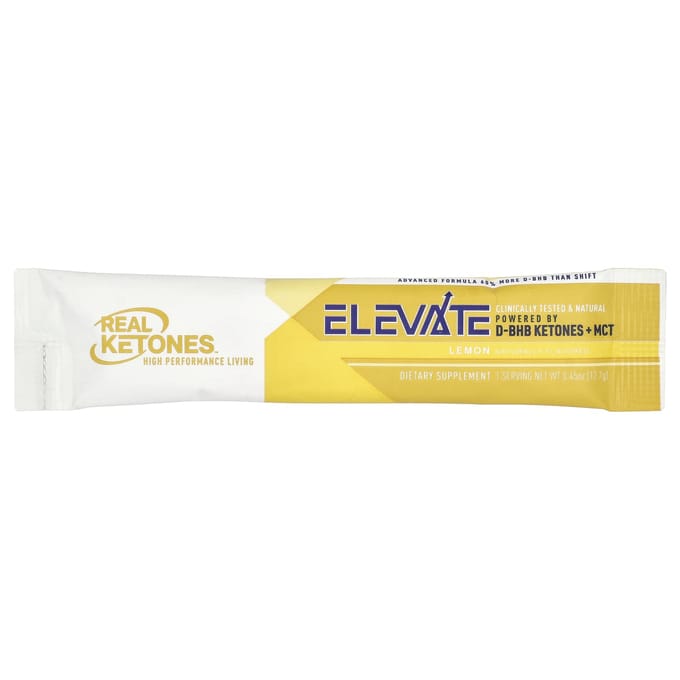 Echte Ketonen, Elevate, Citroen, 10 pakjes, 0,45 oz (12.7 g) elk