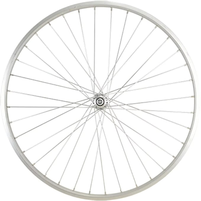 Voorkant fietsnaaf moer volle as aluminium velg Velox 650 X 30A