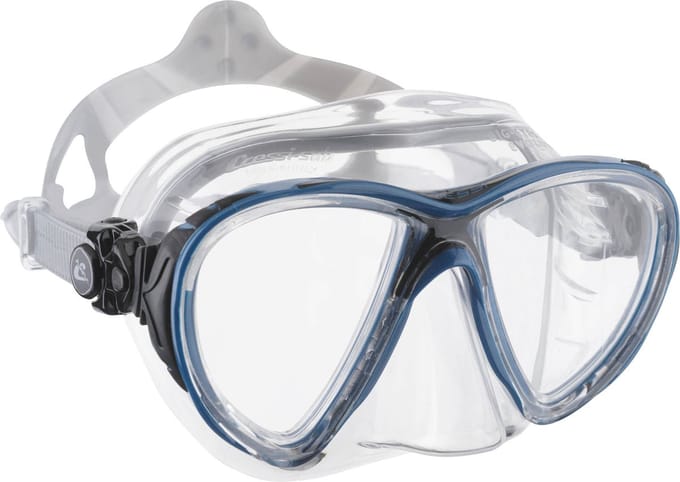 Cressi Big Eyes Evolution Crystal Duikmasker Blauw,Zwart