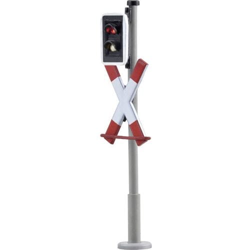 Viessmann Modelltechnik 5057 H0 Andreaskruis Met knipperschakeling Kant-en-klaar model