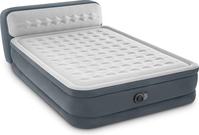 Luchtbed met Hoofdeinde 152 cm x 236 cm x 86 cm – Ultra Plush Comfort
