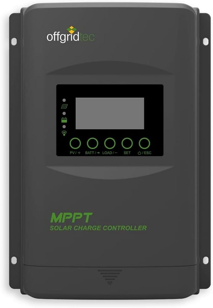 20A MPPT Solar Laadregelaar 12V/24V met LCD Display en Hoog Rendement