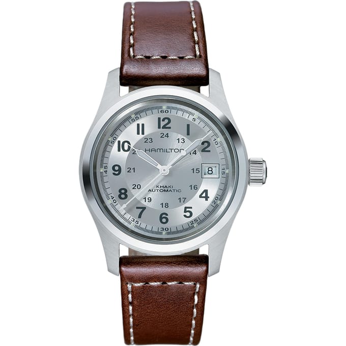 Hamilton Khaki Field H70455553 Montre automatique pour homme blanc