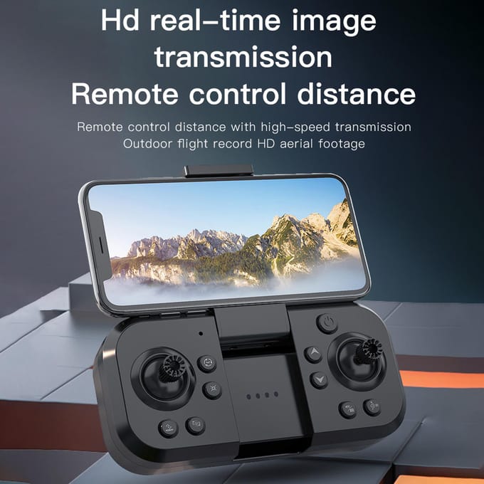 Drone télécommandé avec caméra 8K, double caméra pour éviter les obstacles, WiFi FPV, moteur optique sans balais 2 battery noir