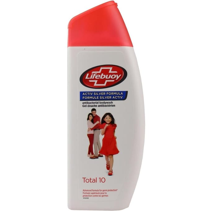 Lifebuoy Total 10 Antibacteriële Douchegel 300 ml gray