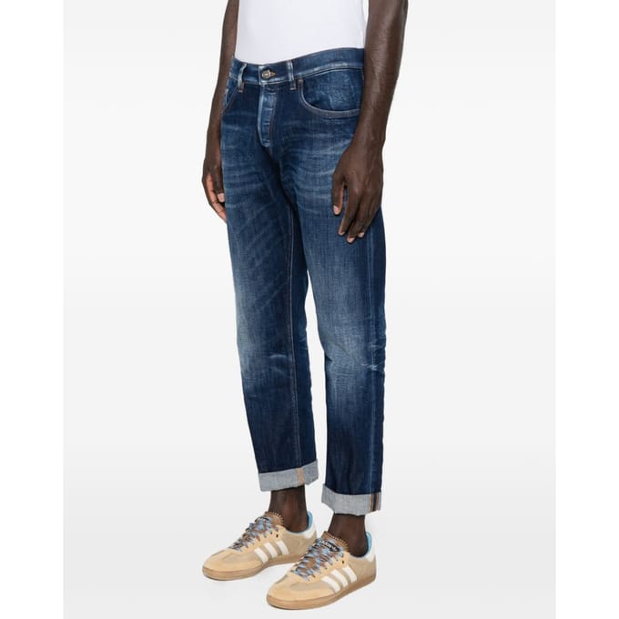 Dondup jeans blauw man met gedraaid