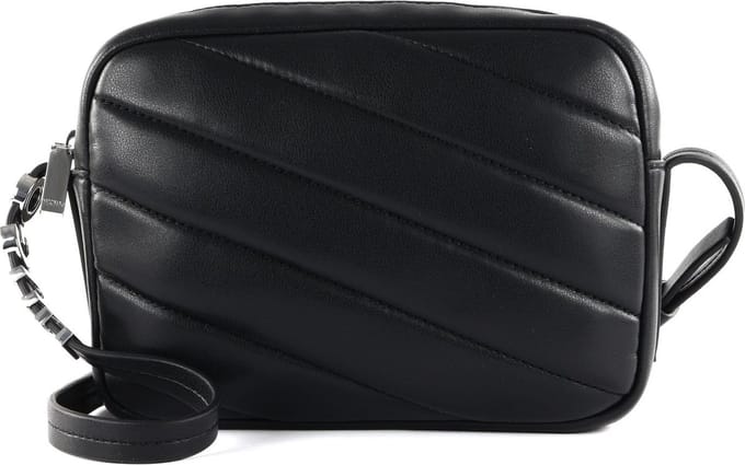 HUGO Schoudertas Mel Crossbody-Quilt Black Zwart