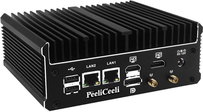 Fanless Industriële Mini PC met Intel N100, 2.5GbE LAN en Meerdere Display Ondersteuning
