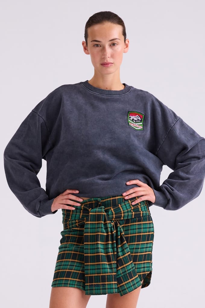 Stieglitz Mannie Sweater Black Maat: XXS | Sweaters Outlet | Dames | Grijs