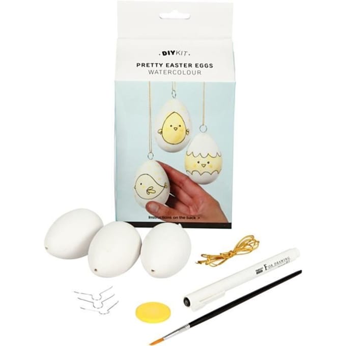 Creativ Company Watercolor set of Easter eggs