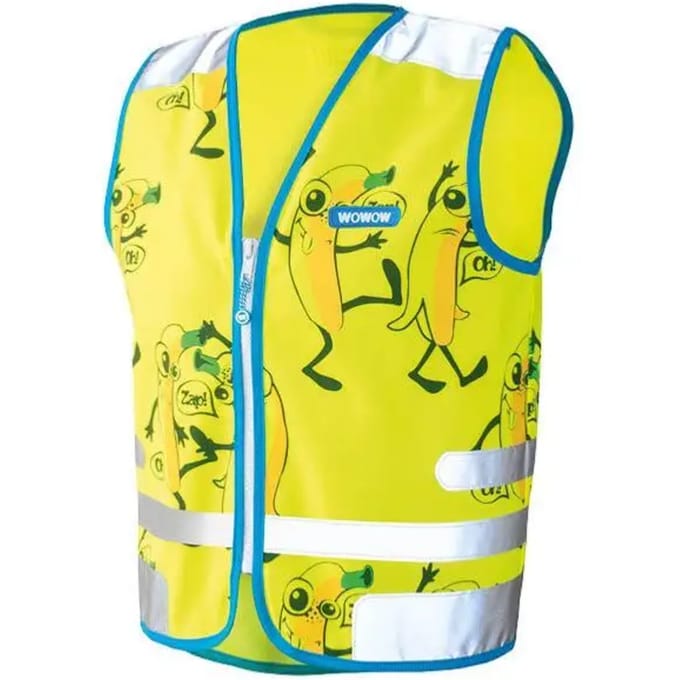WOWOW Comic veggie Jacket geel - fluohesje kind EN17353 - S