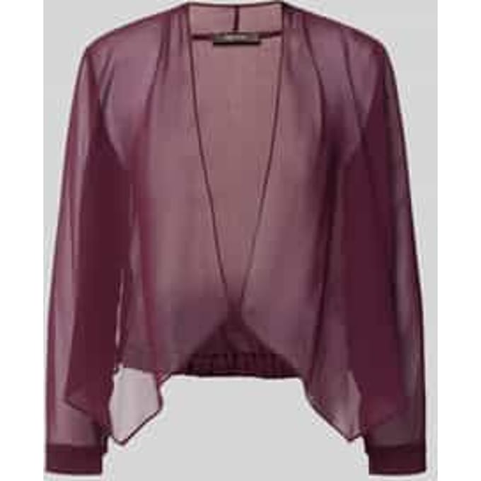 Regular Fit bolero in semi-transparant design