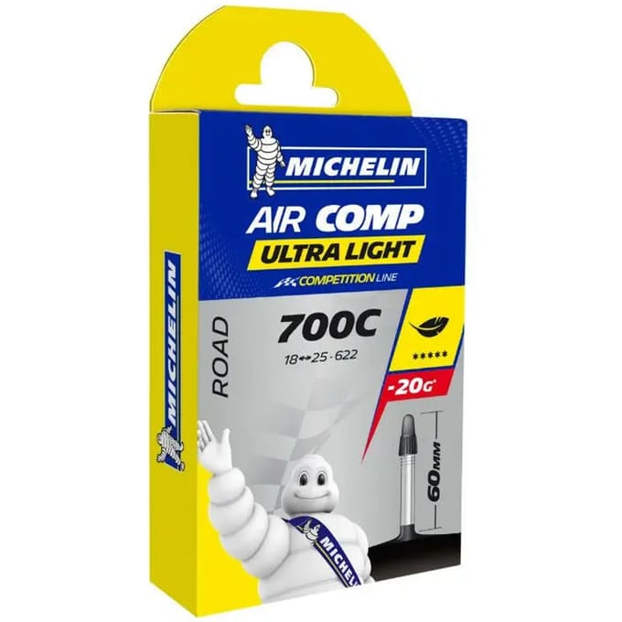 Michelin Aircomp 27/28 inch, A1, presta ventiel 60 mm - Ventiel SV 60mm