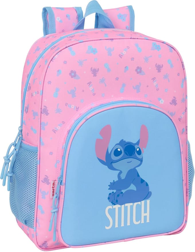 Schoolrugzak Lilo & Stitch Bright Roze 32 x 38 x 12 cm