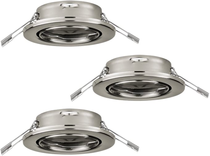 EGLO AGULO recessed spotlight brushed steel