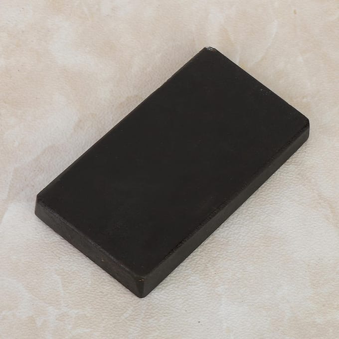Professionele goudtest voor sieraden: Touchstone gouddetectiesteen, sieradenaccessoire.(Superieur Klein) gray