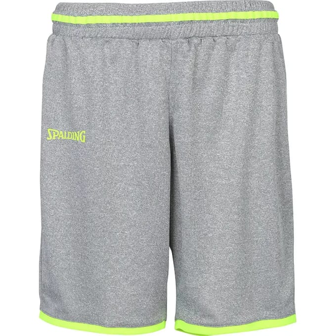 Move Short Dames Donkergrijs Melange/Fluo Geel