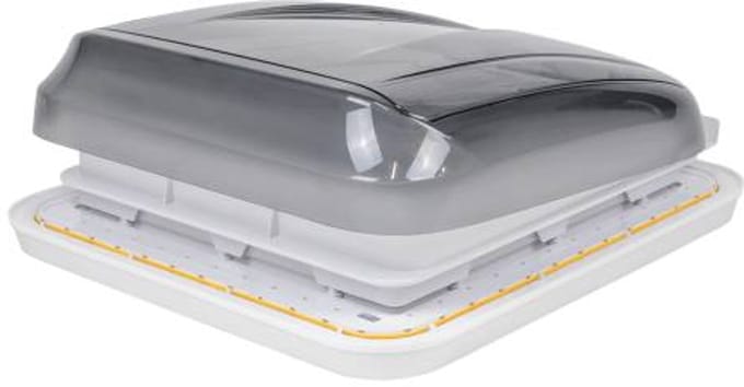 Dakluik 40x40cm duoplissé Freucamp - met LED verlichting