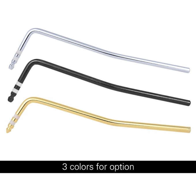 Whammy Bar Style d'insertion directe pour guitare électrique Tremolo Bridge Argent white
