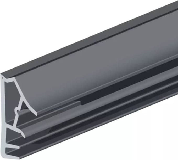 Ellen 1201 SCF kaderprofiel - zwart - rol 25mtr