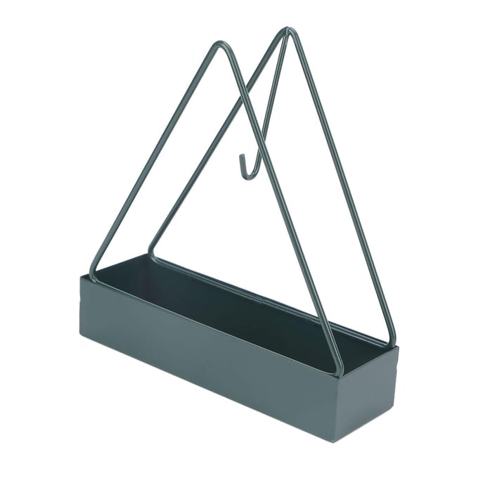 Porte-spirale anti-moustique en fer triangulaire ignifugé, support d'encens anti-moustique pour la maison, le salon gray