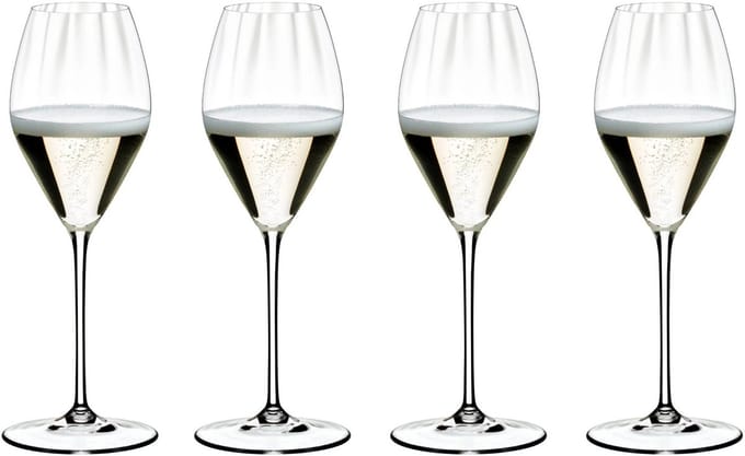 Riedel Wijnglazenset - Champagneglazen - Flutes - Performance - 375 ml - 4 Stuks