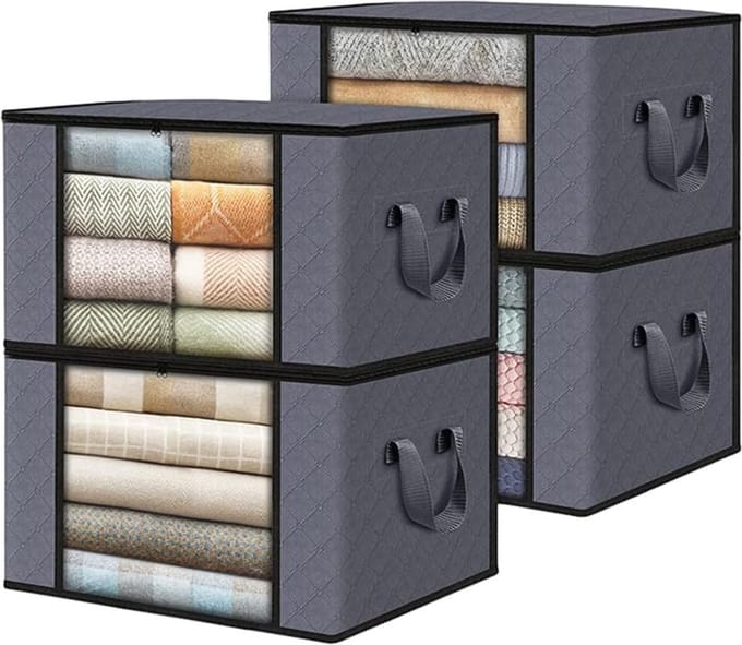 Grote opbergtas opslagcapaciteit - 4x 60L