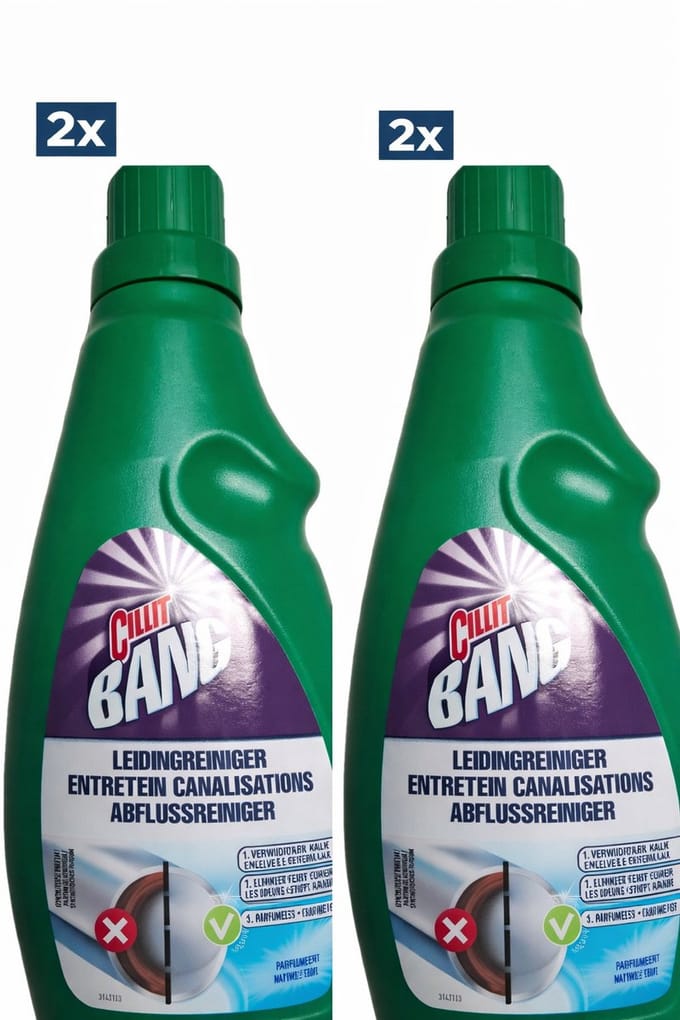 2 x Cillit Bang Gel - 750ml - leidingreiniger