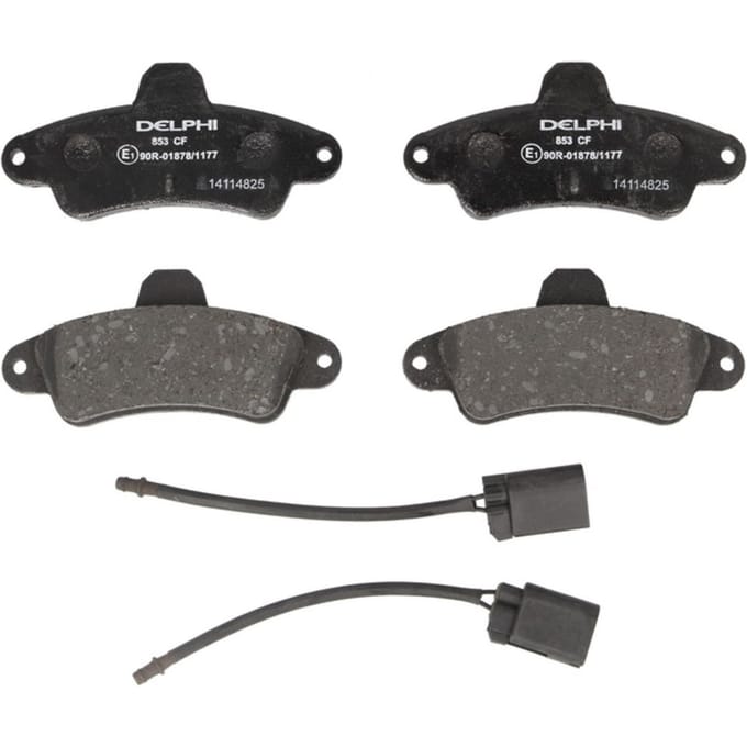 Remblokset DELPHI LP853, achter