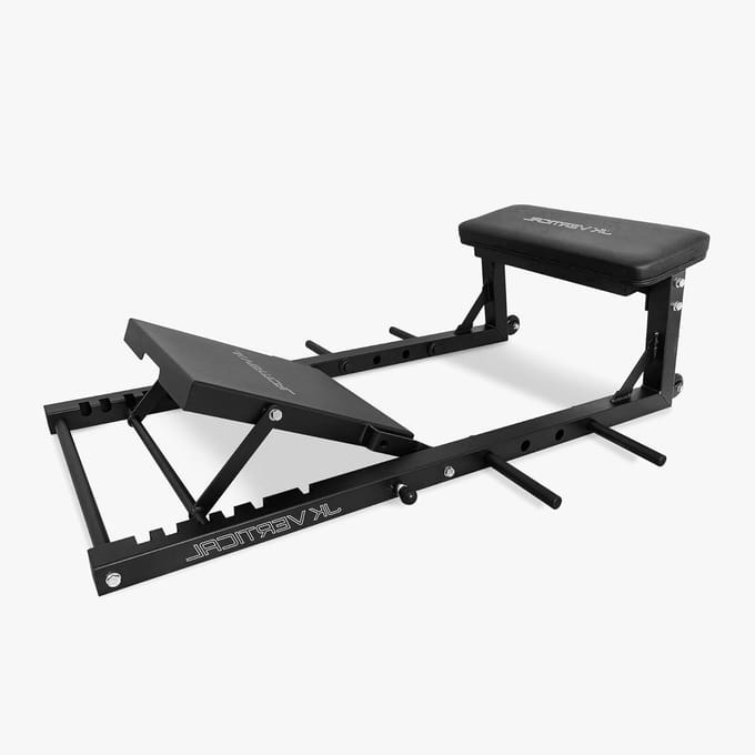 Hip Thrust Bank - Glute Bridge Platform - Gerichte Krachttraining - Verstelbaar Hellingsplatform - 140 x 93 cm - Zwart