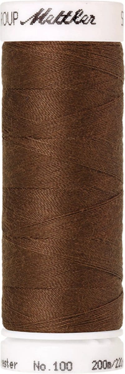 Amann Mettler Seralon Naaigaren – Pecan (1223) – 200 m – No. 100 – 100% Polyester – Per Stuk