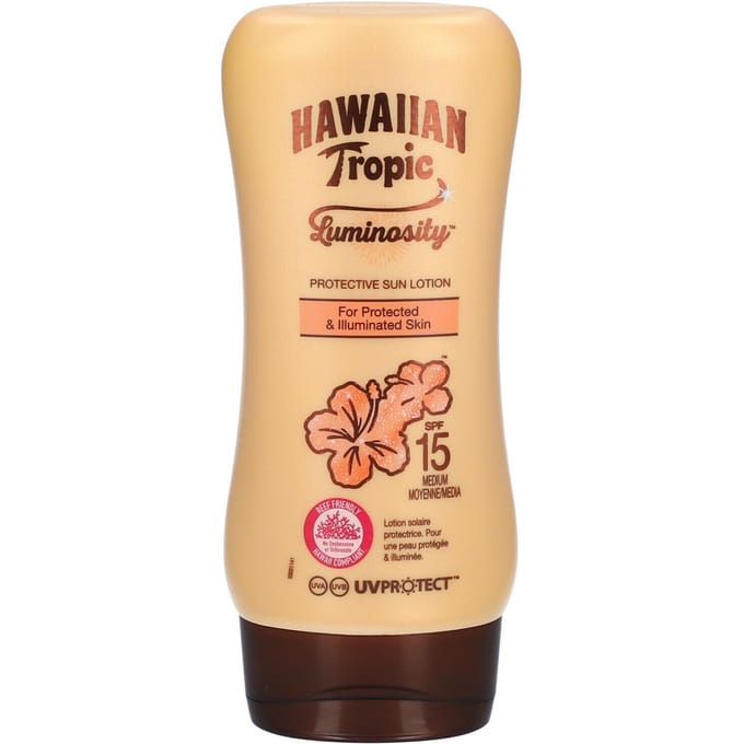 Hawaiian Tropic Luminosity Zonnebrand Lotion Medium SPF15 180 ml