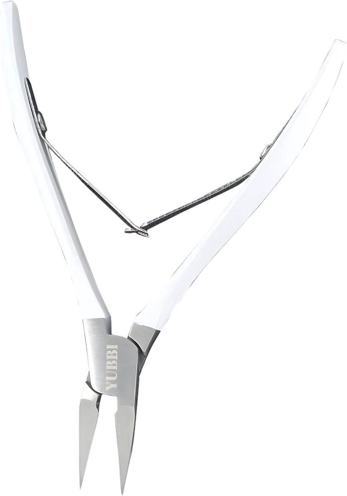 YUBBI Pro 0.1MM Nagelriem Knipper - Cuticle Cutter - Nagelriem Verwijderaar - Wit