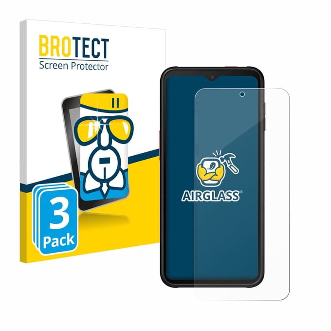 Screenprotector 3 Stuks voor Samsung Galaxy XCover 6 Pro Enterprise Edition Beschermglas transparant