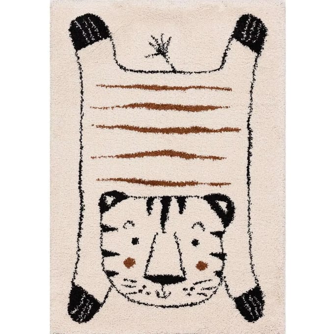 Slaapkamer tapijt Yellow Tipi Tiger