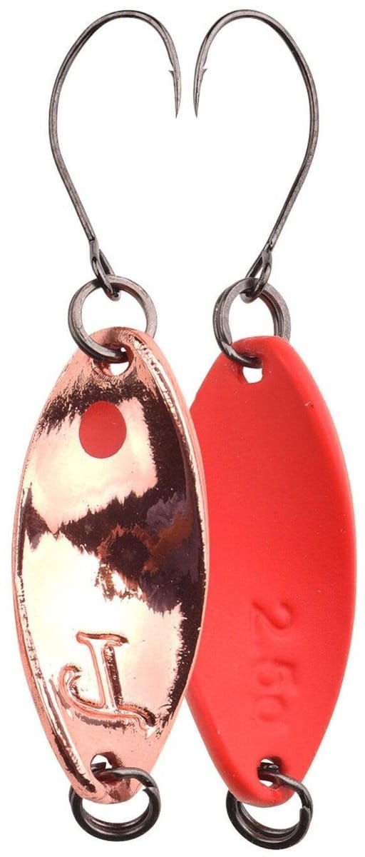Spro Trout Master Incy Spin Spoon | 2.5g Copper/ Red Copper/ Red