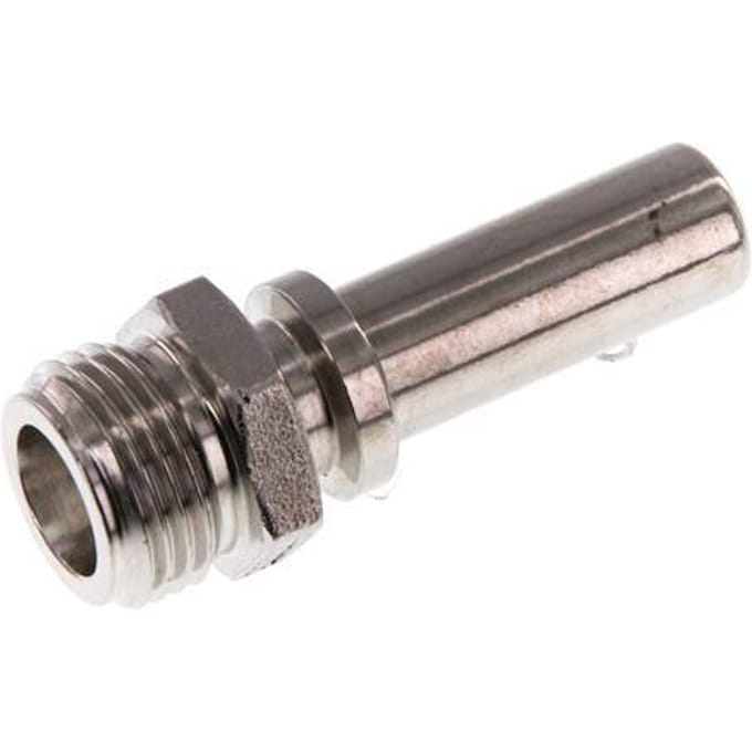 G 1/2'' Buitendraad x 13mm RVS Slangpilaar met Veiligheidskraag DIN 2817