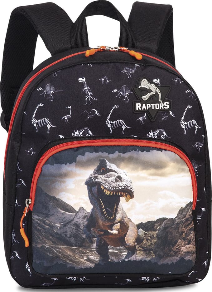 Fabrizio Rugzak, Dinosaurus Raptor - 32 x 27 x 11 cm - Polyester