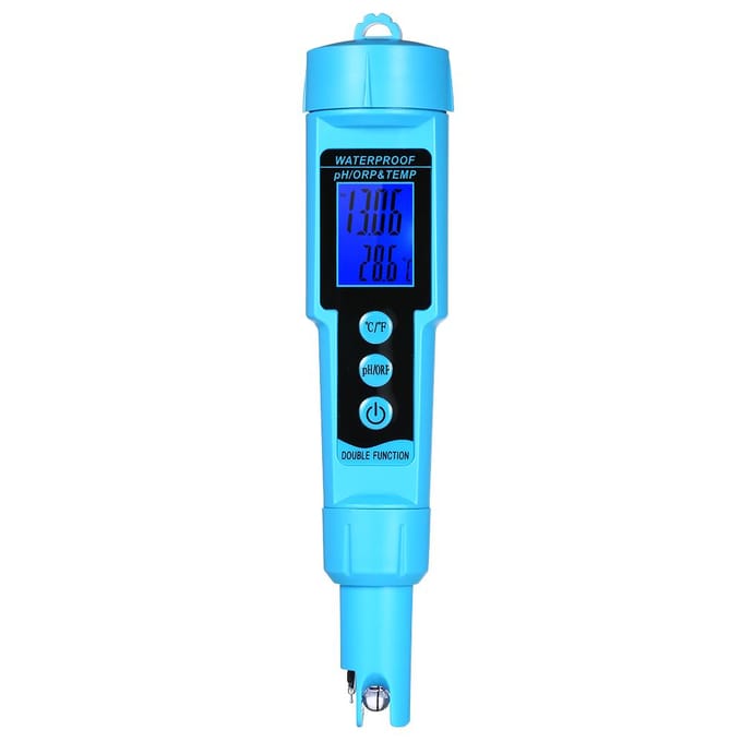 Détecteur d'eau professionnel 3 en 1 pH/ORP/TEMP, tri-mètre numérique LCD multi-paramètres