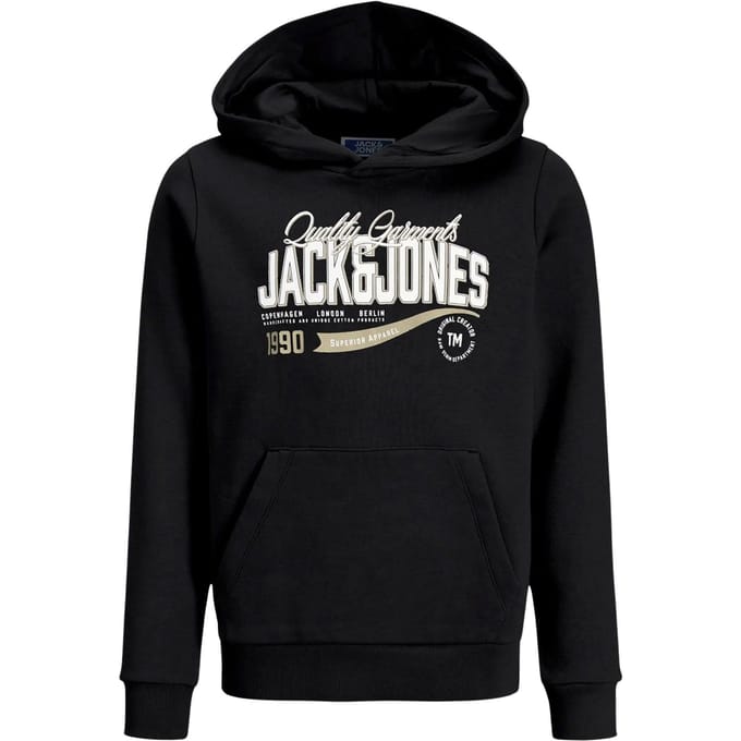 Jack & Jones Logo Sweat 2 Col Hoodie Junior - Maat 164