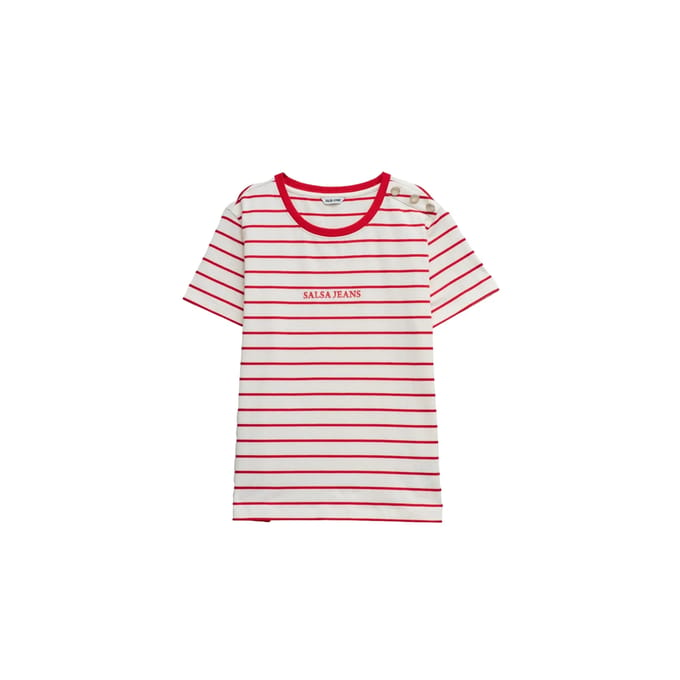 Gestreept dames-T-shirt Salsa Jeans