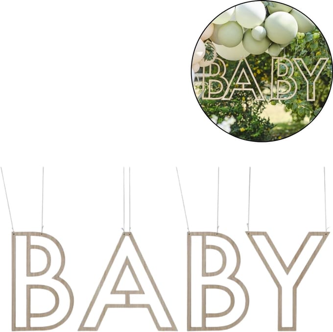 Ginger Ray Houten Hangdecoratie | Baby