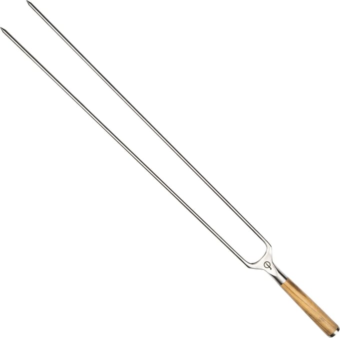 Forged Churrasco Spies 50cm - Vork vorm - Olijfhout